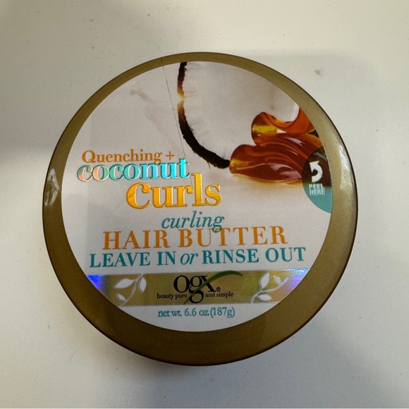 Ogx Quenching Coconut Curls Curling Hair Butter 6.6 OZ - Picture 1 of 3